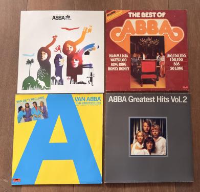 4 x lp van Abba