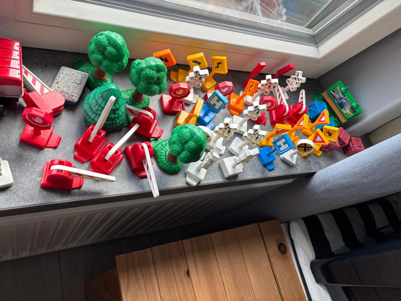 Grote hoeveelheid Geotrax trein