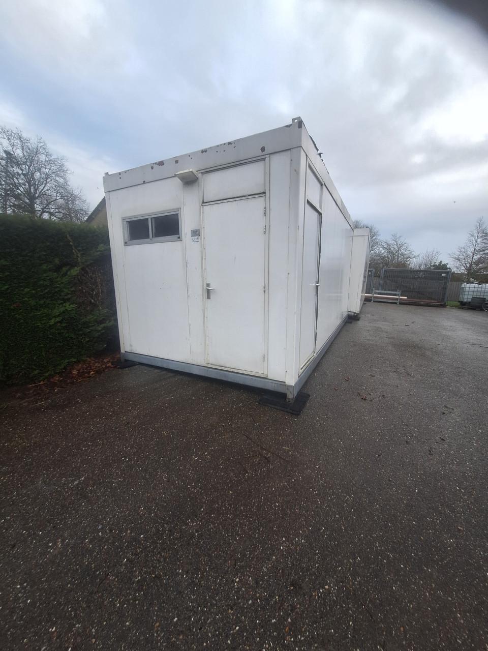 Sanitairunit, toiletgebouw, bouwkeet, schaftkeet, wcunit,container, berging