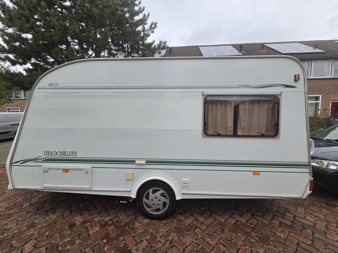Elddis shadiwline 405cp met enduro mover en fietsenrek