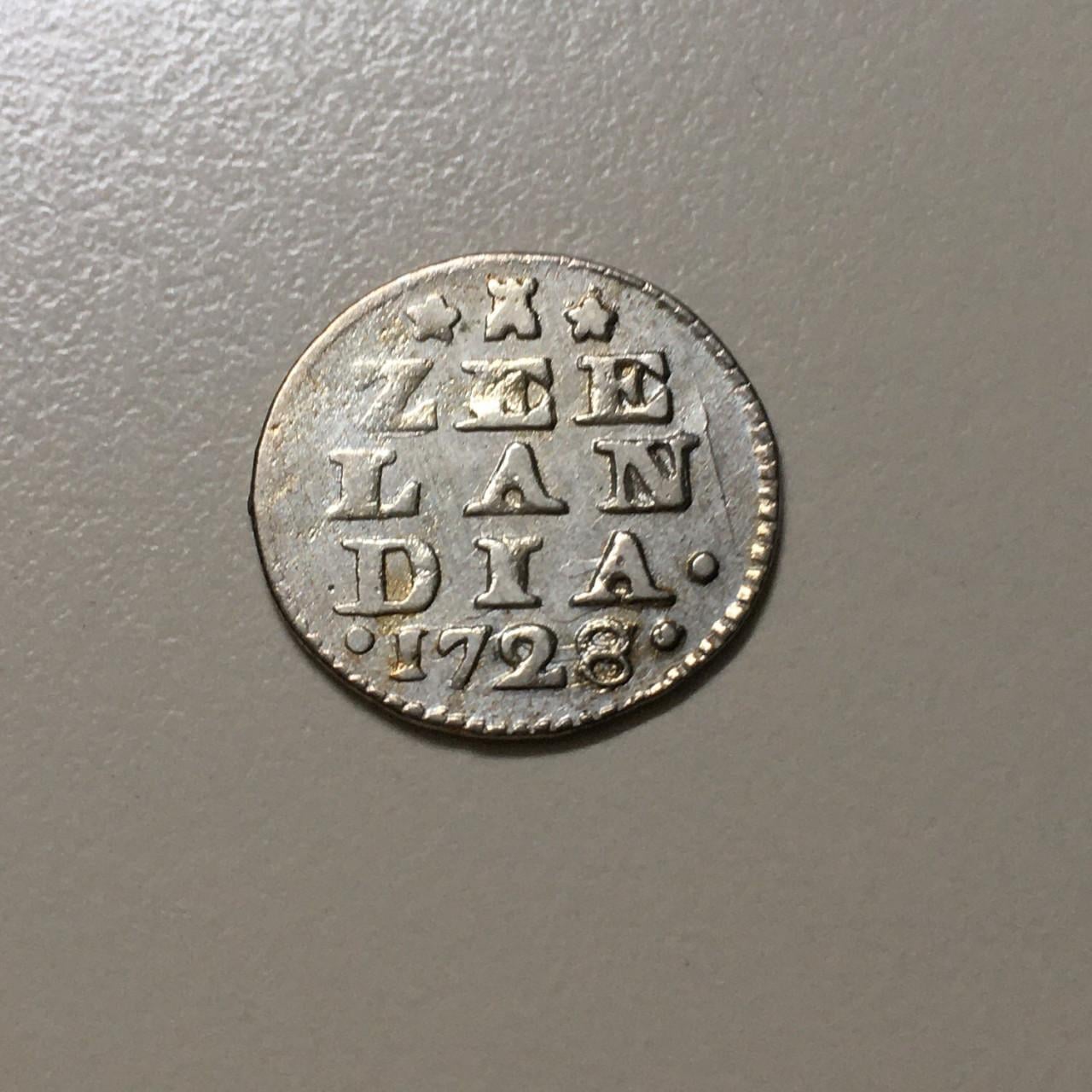 3 zilveren Dubbele Wapenstuivers Zeeland (1726, 1727, 1728)