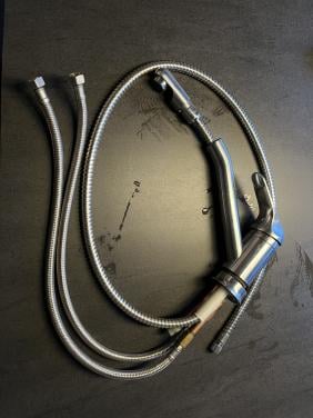 Keukenkraan met uittrekbare sproeier