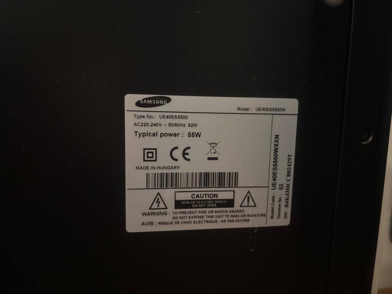 Samsung full hd lcd smart tv 40 inch