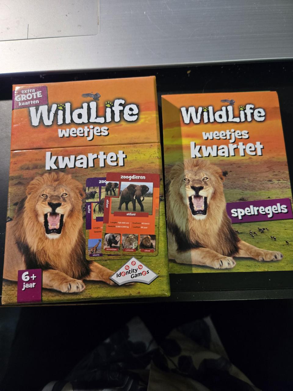 Wildlife Weetjeskwartet van Identity Games,