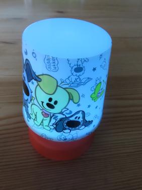 Druk nachtlampje van Woezel en Pip