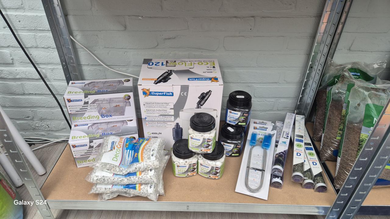 Aquarium spullen 50%