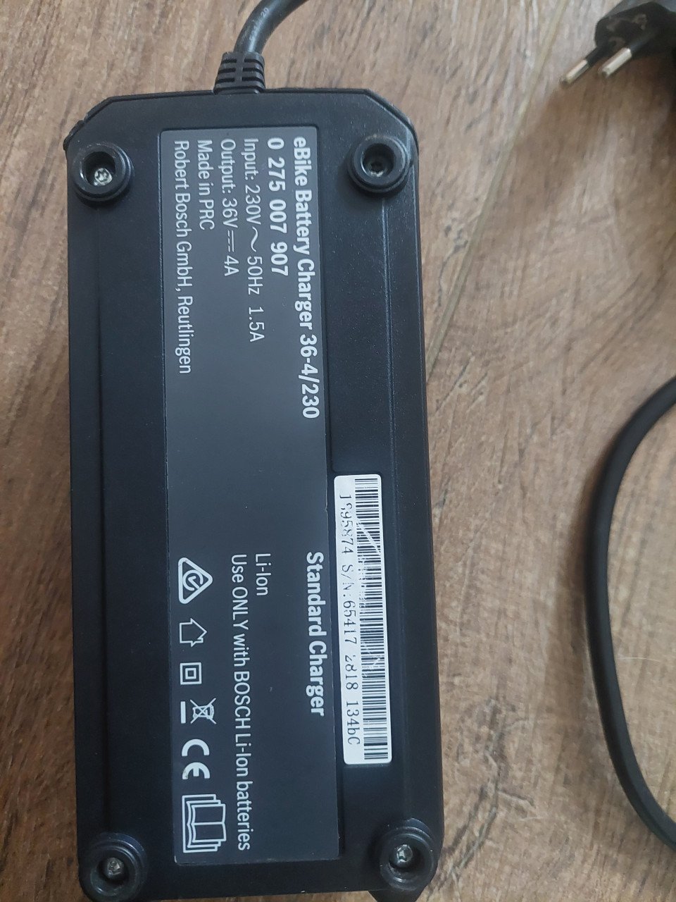 Fiets oplader merk Bosch 220 240 V