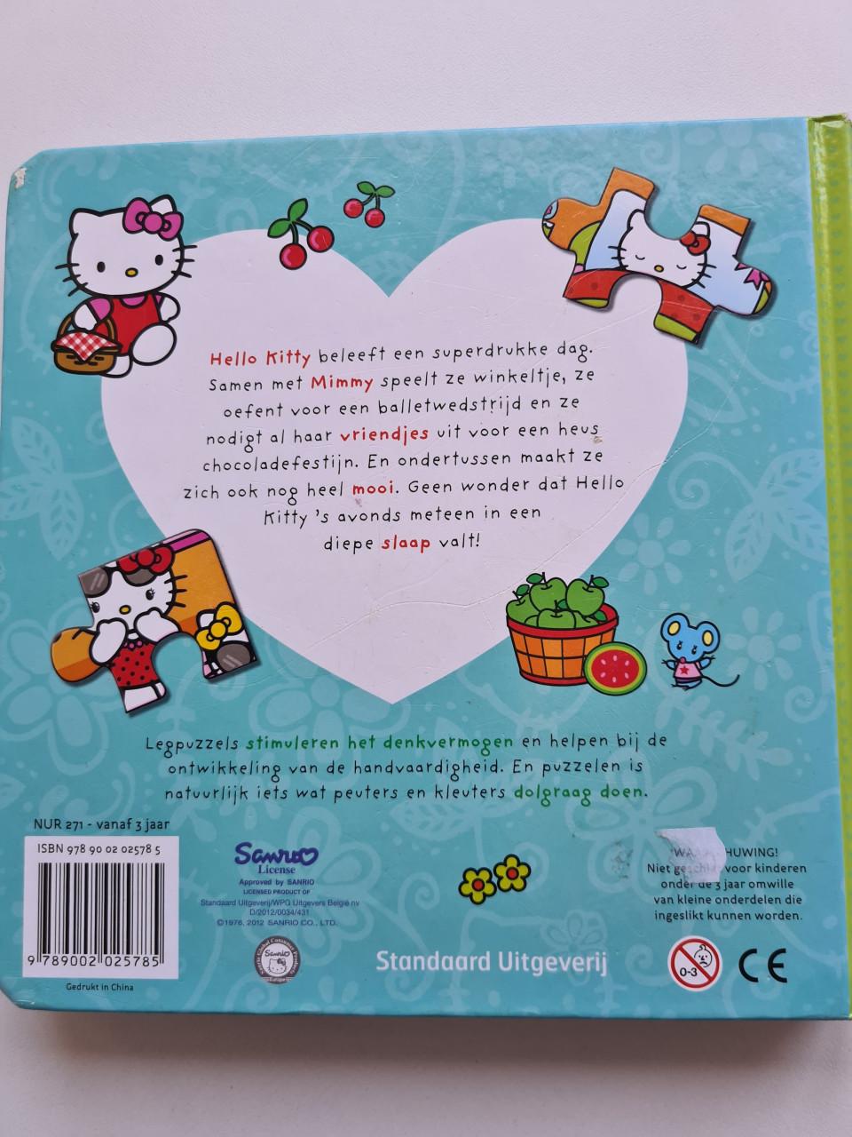 Puzzelboek van Hello Kitty - puzzelkriebels door Standaard Uitgeverij