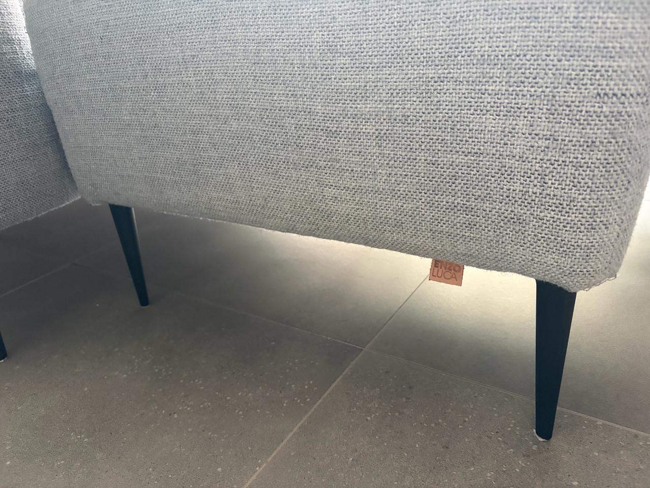 Zithoek Enzo Luca (bank, loveseat en poef)