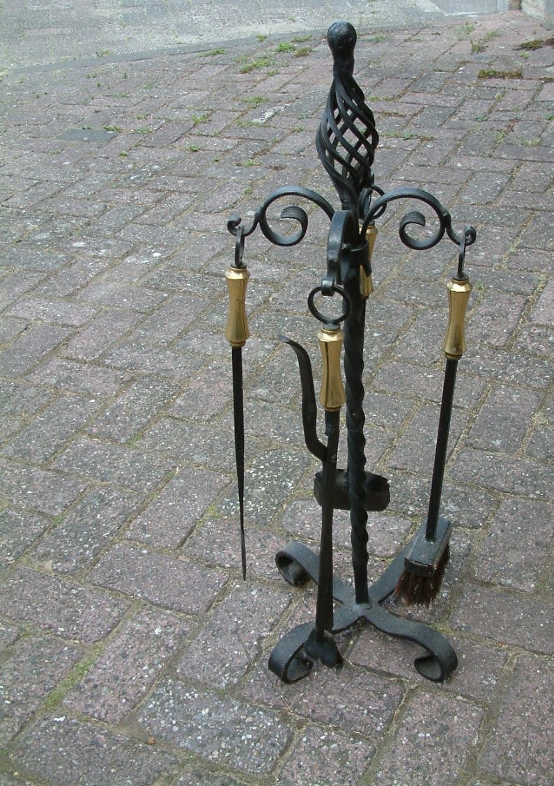 Openhaard  -kachel stel