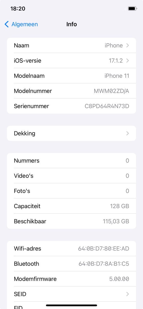 Apple iPhone 11, 128 GB