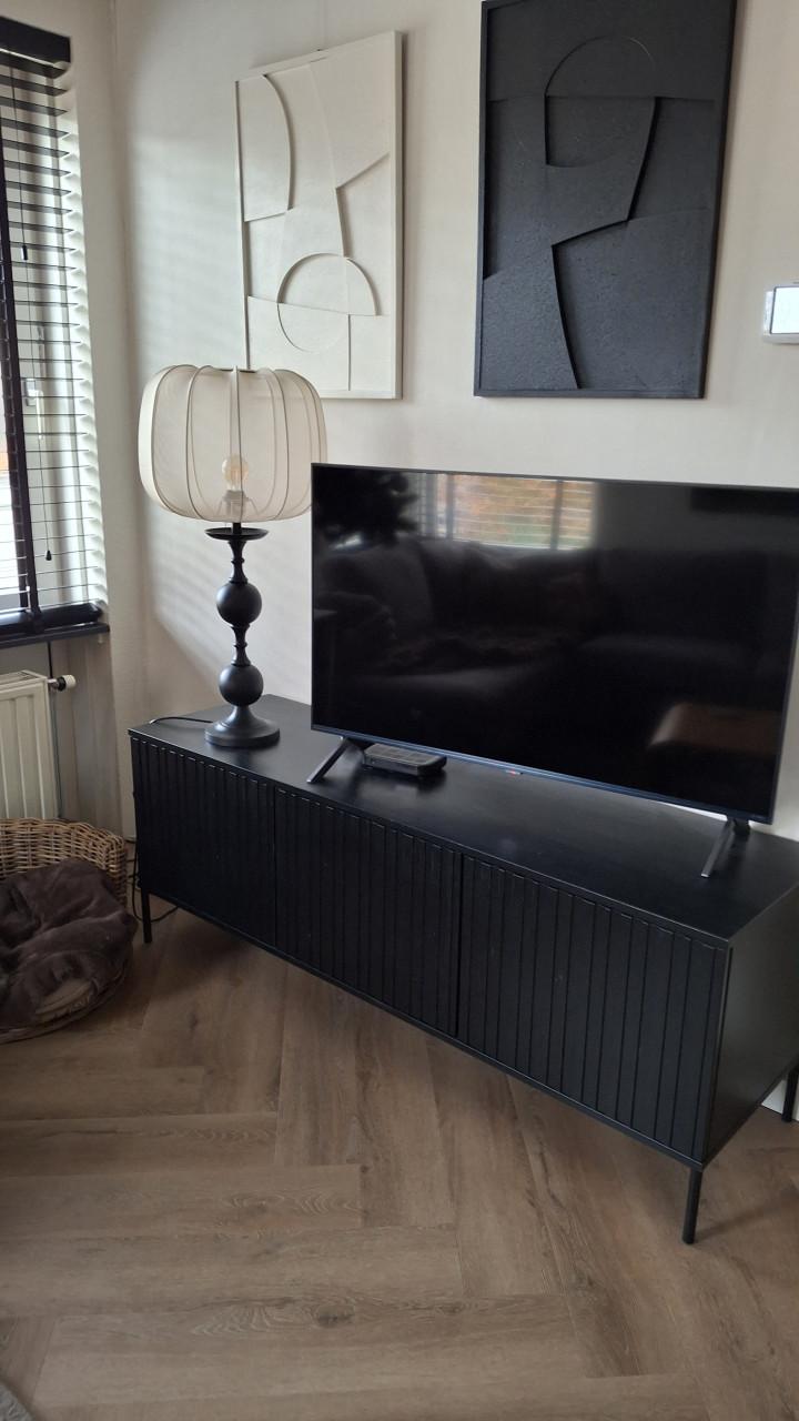 Mooie WOOD tv kast zwart