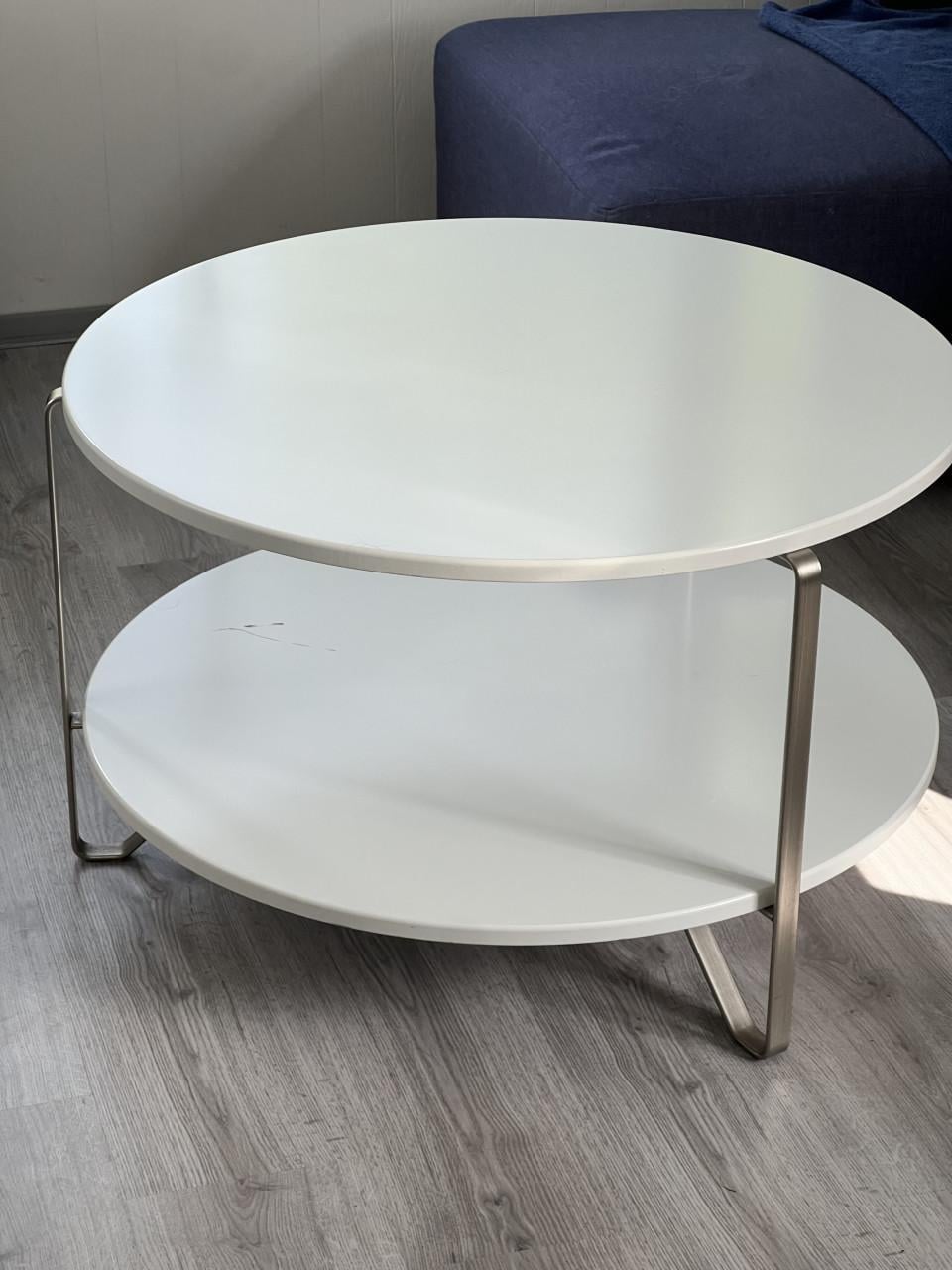 Salontafel wit rond