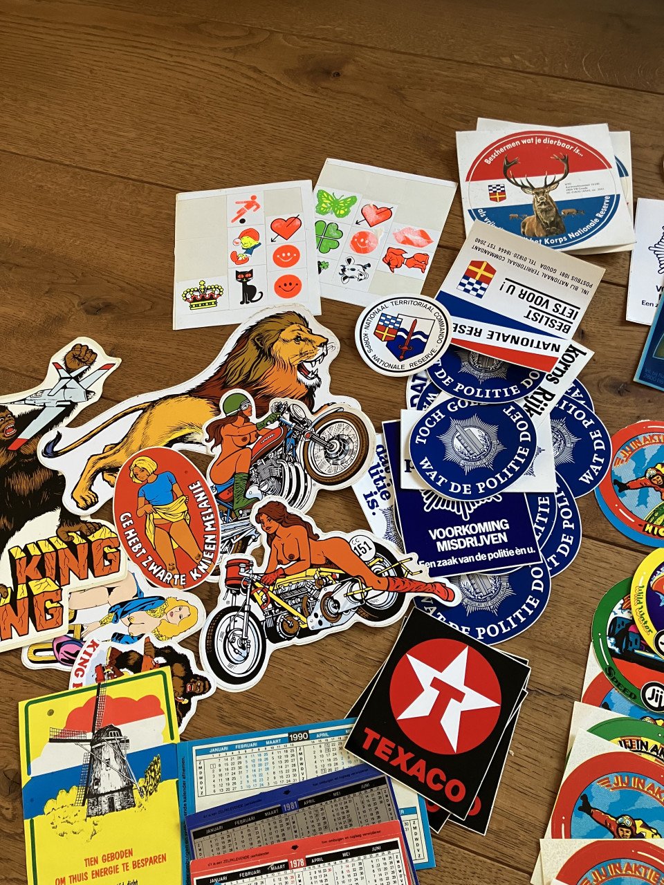 Stickers jaren ’70 en ‘80