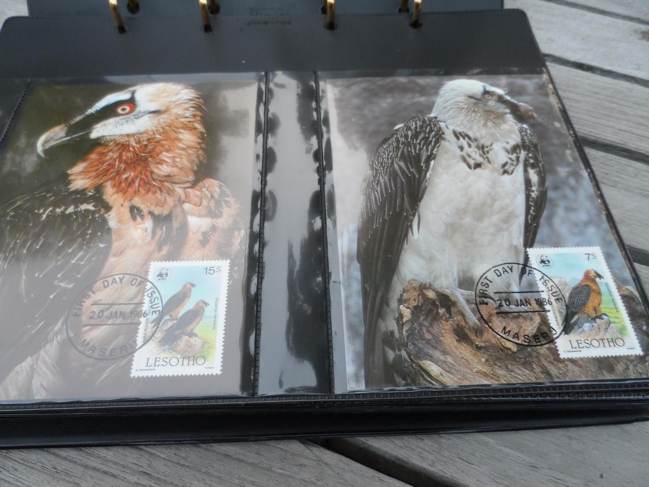 WWF maximumkaarten , FDC en postzegels en Hologramvel