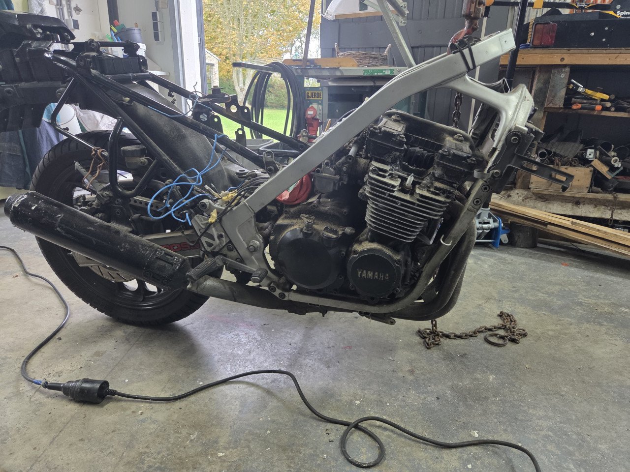 Motorblok + onderdelen yamaha fz 600
