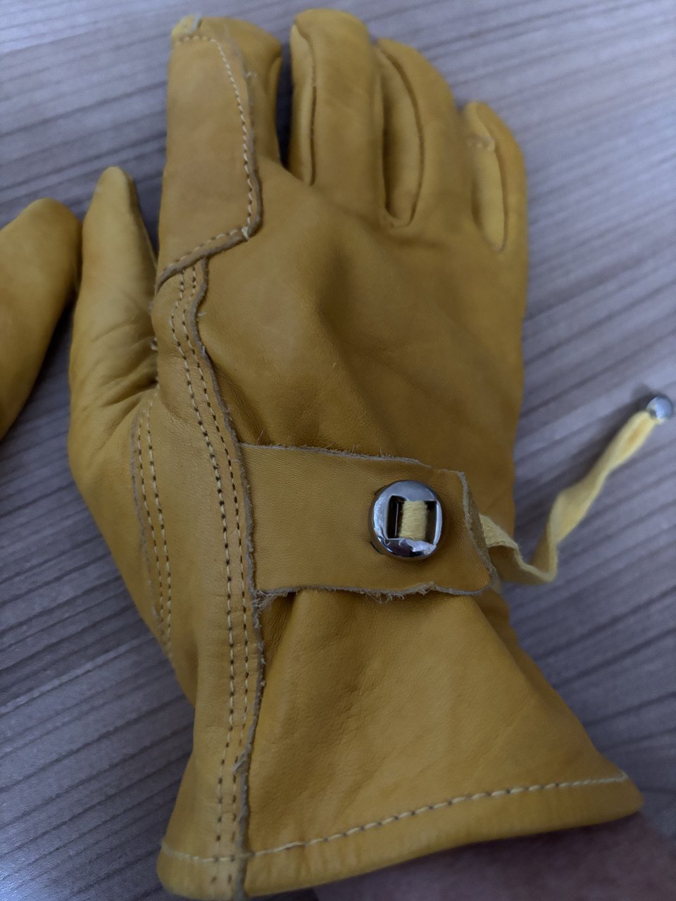 Western leren handschoenen dames xs