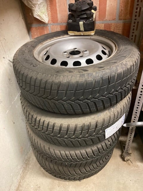 4 winterbande met velg VW golf