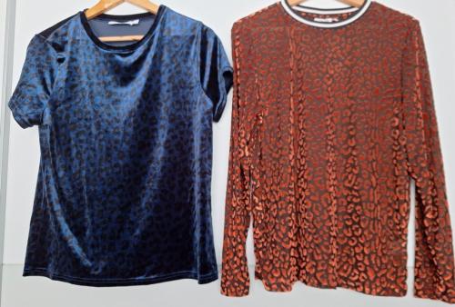 2 panterprint shirts