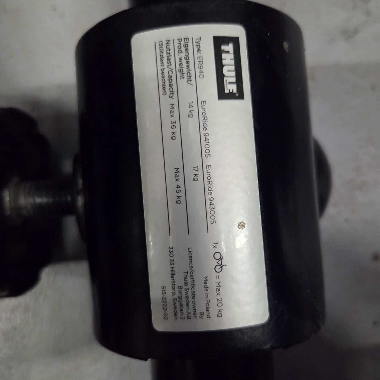 Te koop Thule Euroride 940, 3 fietsen