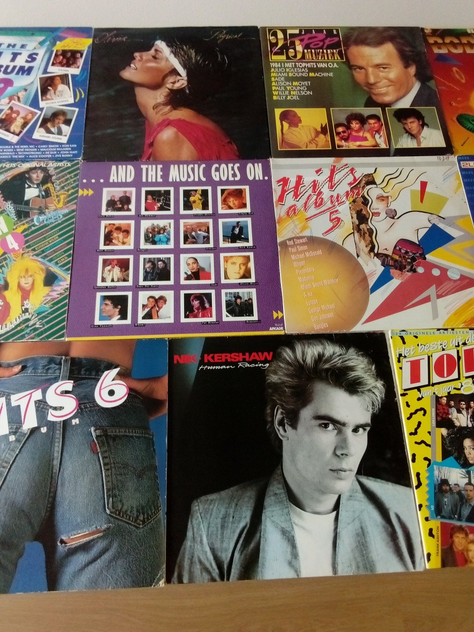 25x jaren 80 lp's vinyl