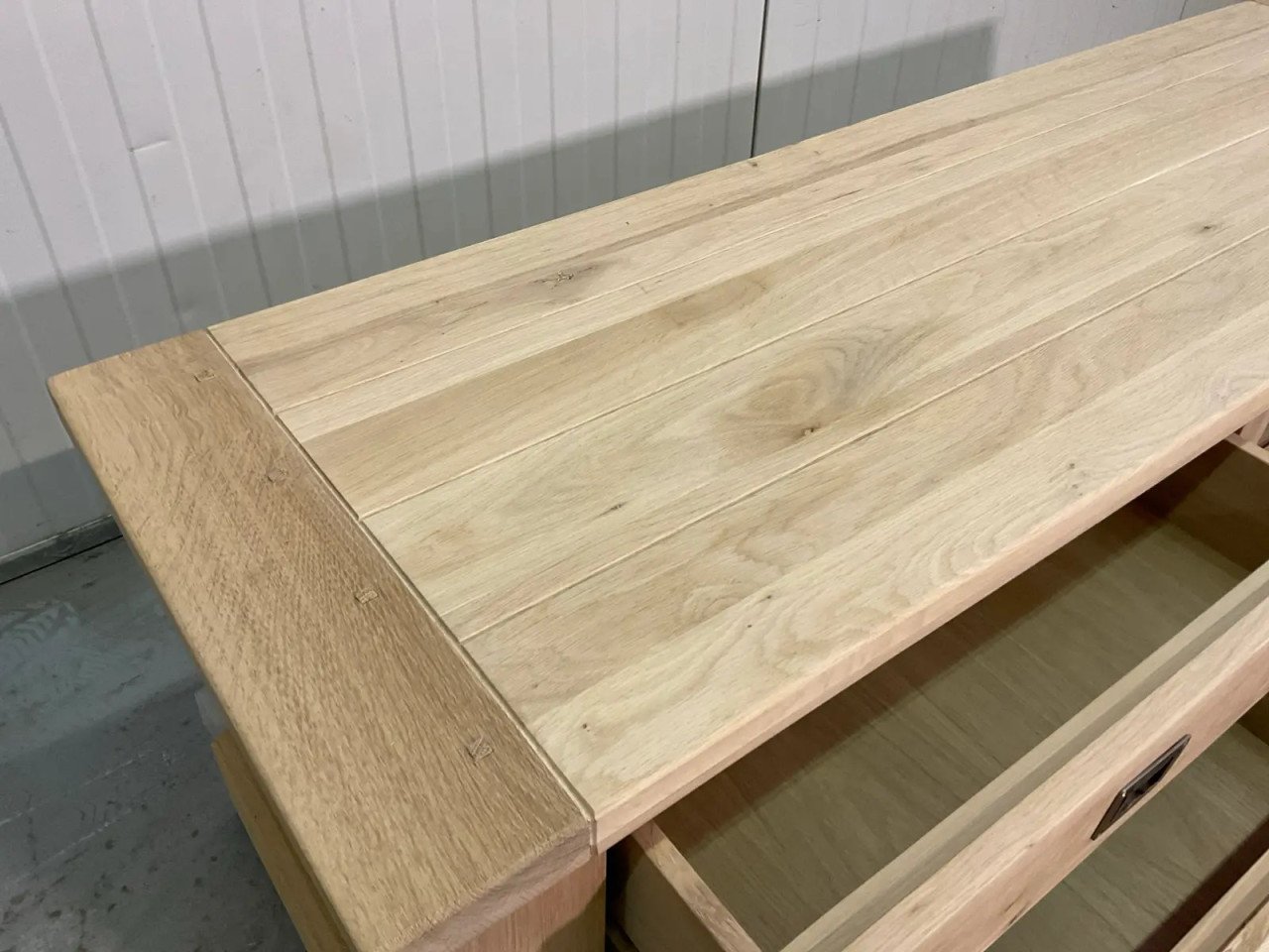 Eiken TV-Kast 150x50x40 Nieuw