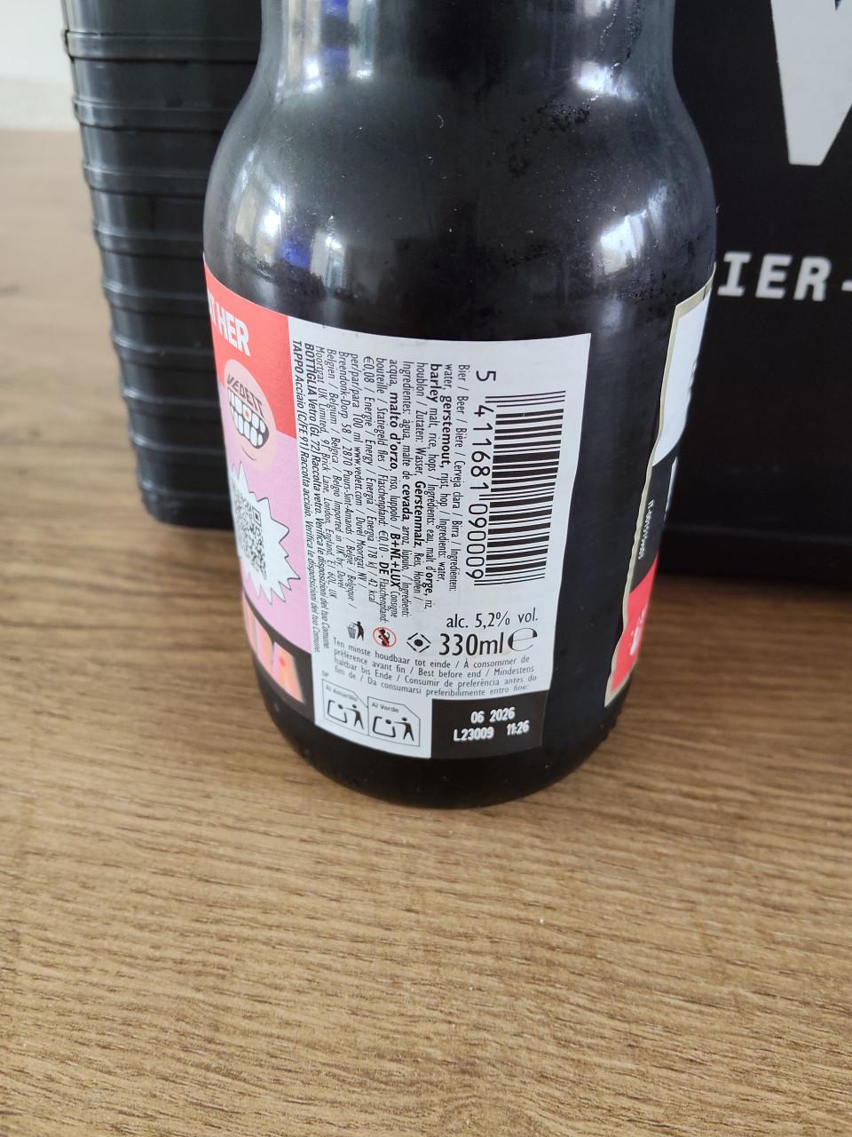 2 kratten Vedett Extra Pilsner €50