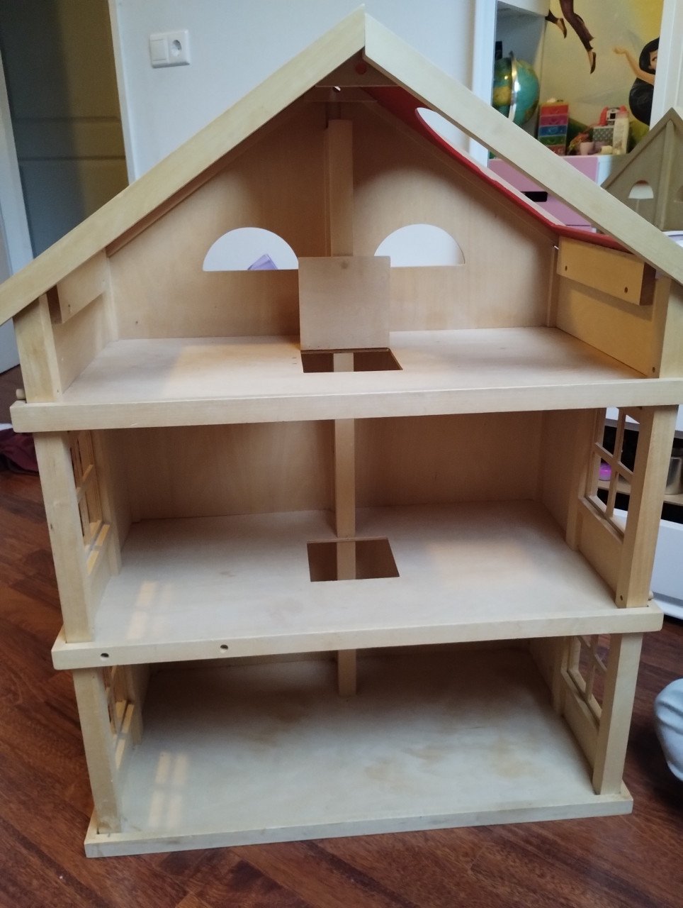 Houten poppenhuis