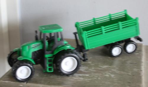 Tractor met aanhanger  speelgoed auto
