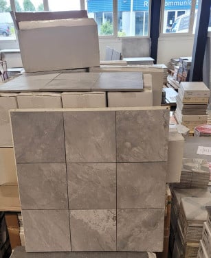 3030-375 ca 46,6 m² Sphinx Marbles Grey tegels, 20x20 cm, van € 69,95 voor