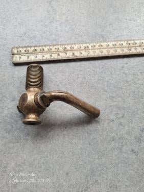 Vintage wijnkraan messing