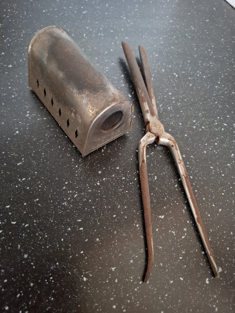 Vintage kappersmateriaal