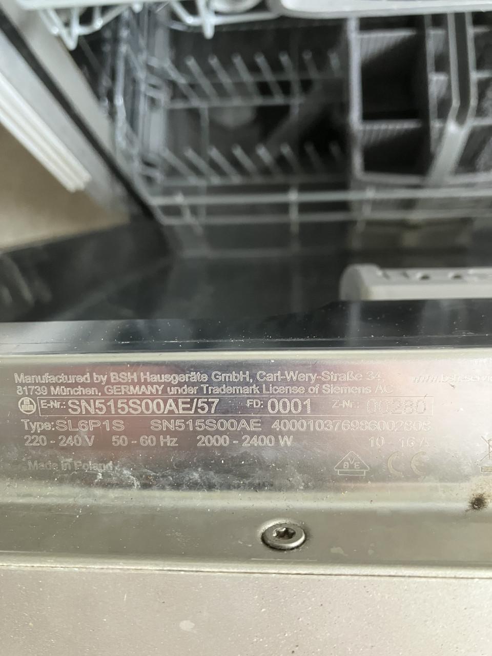 Siemens inbouw vaatwasser