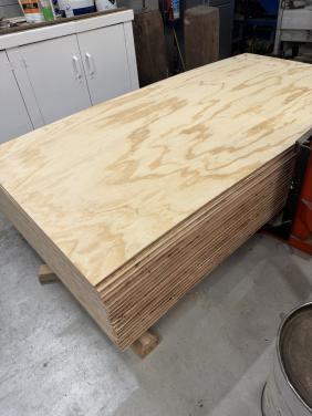 Nieuwe underlayment platen 18mm 122/244