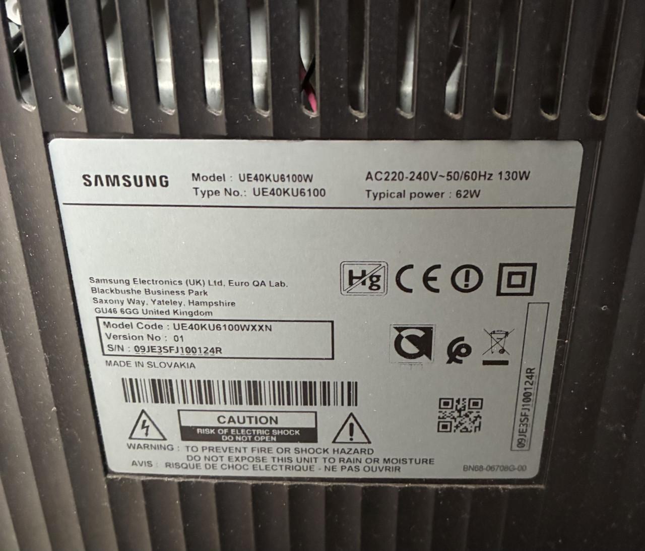 TV   Televisie Samsung