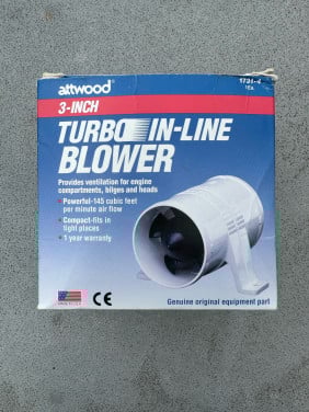 Motorruimte ventilator