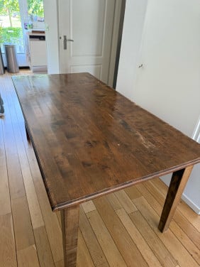 Houten tafel 180 x 90 (eettafel)