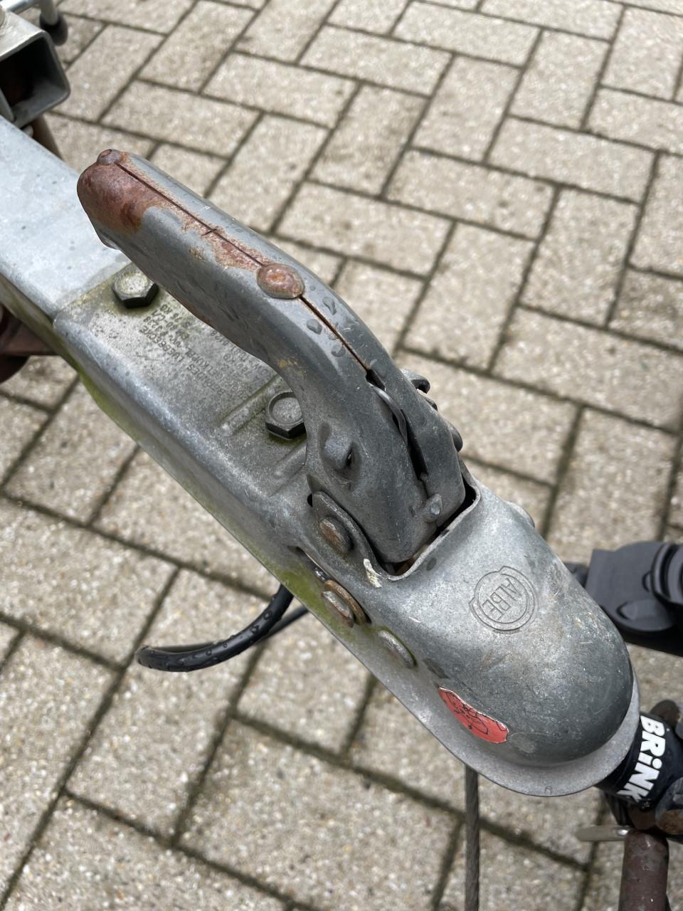 ZGAN Aanhanger 1.85 x 1M met Neuswiel!