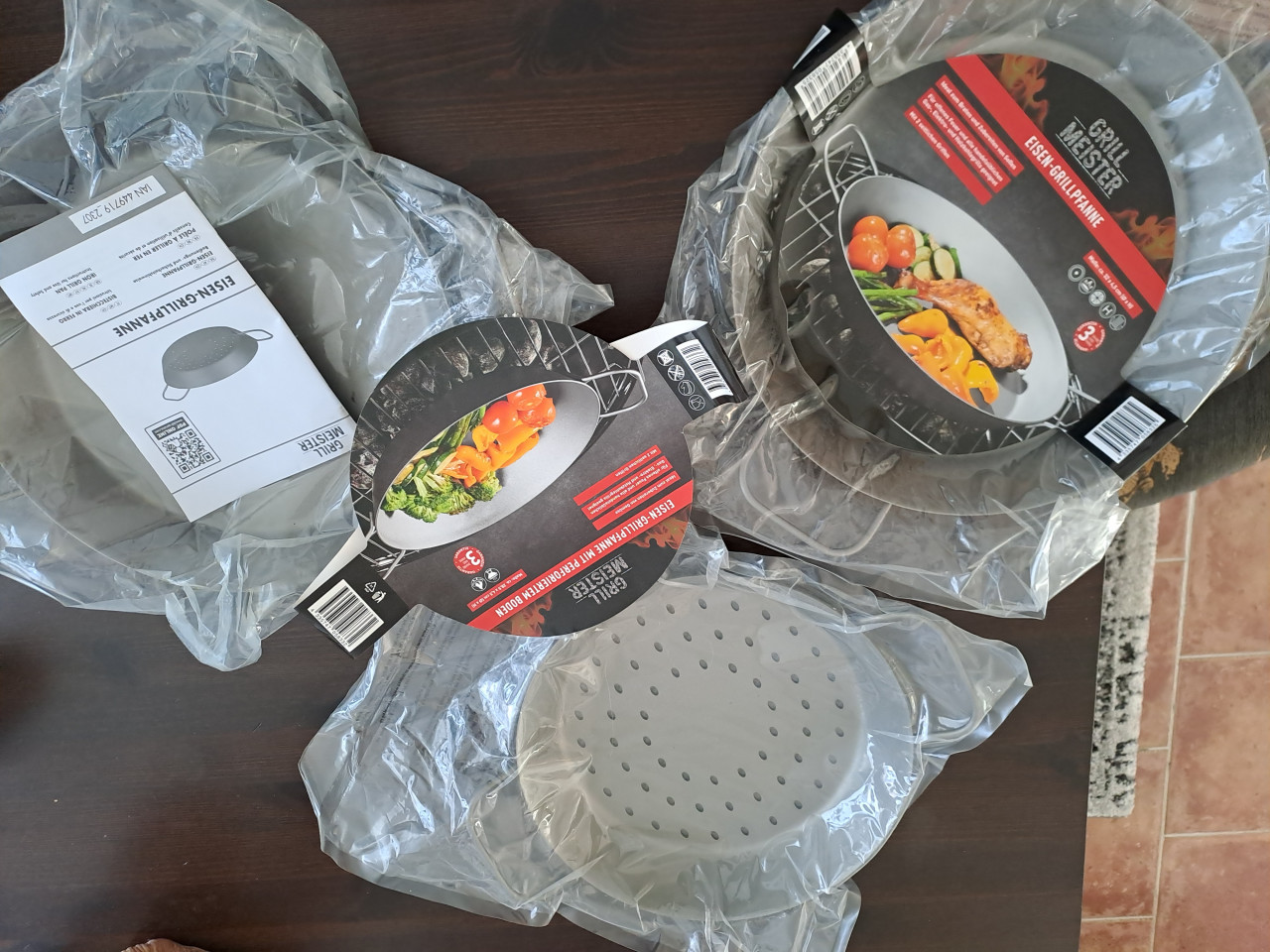 Stalen grillpannen