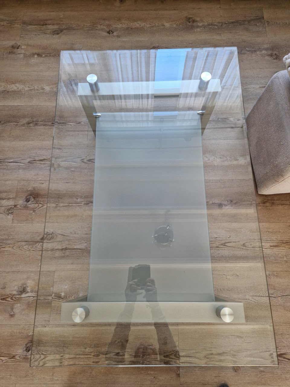 Gratis af te halen, salontafel van glas