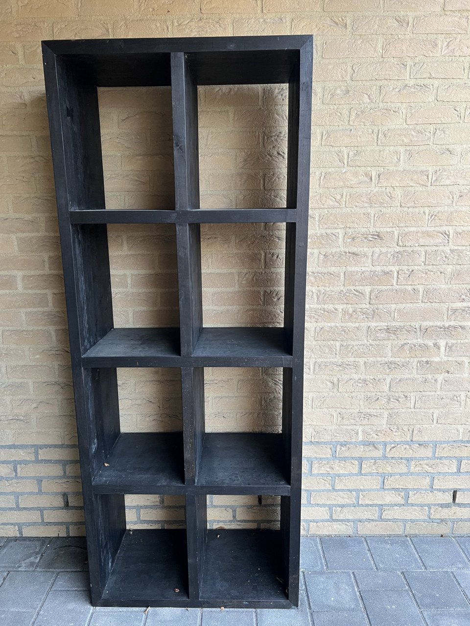 Massief Teak houten open kat