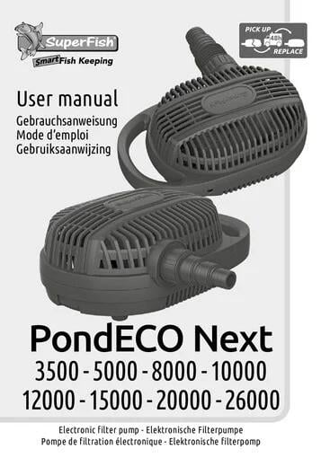 SuperFish Pond Eco Next 5000 – 22 watt vijverpomp krachtig