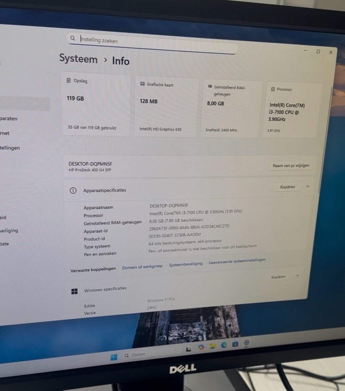 Complete set HP desktop