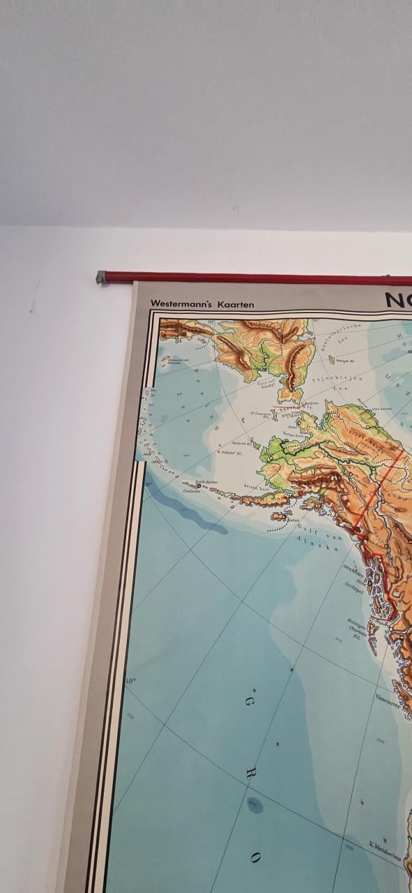 Westermann wandkaart noord-amerika