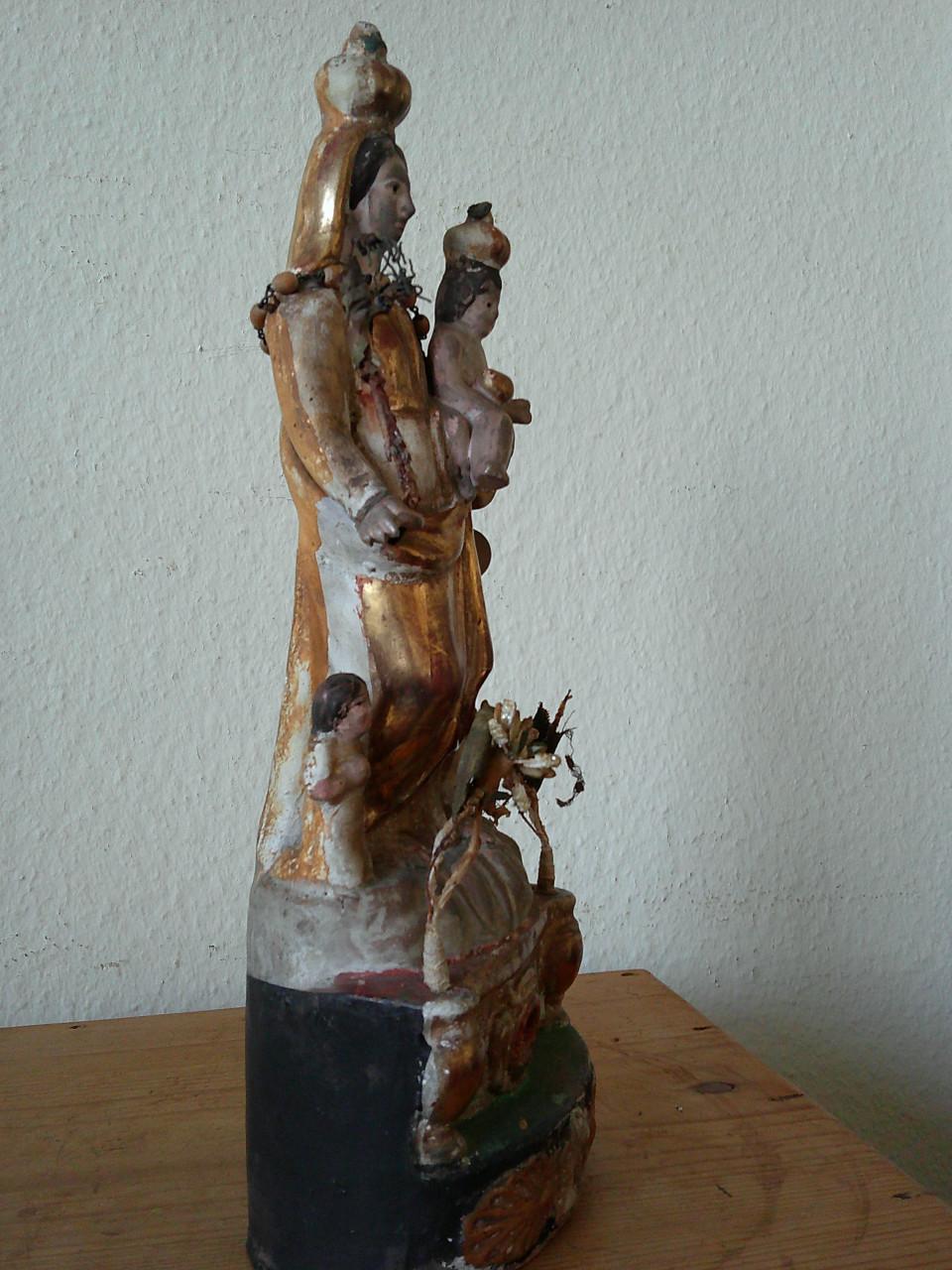 VERGULD SPAANS TERRA COTTA  VROEG 19DE EEUW.