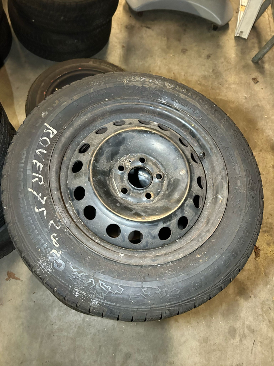 ROVER 75 STALEN VELGEN CONTINENTAL WINTERBANDEN