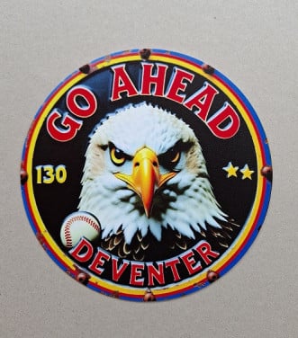 Go Ahead Metalen Decoratiebord