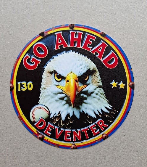 Go Ahead Metalen Decoratiebord
