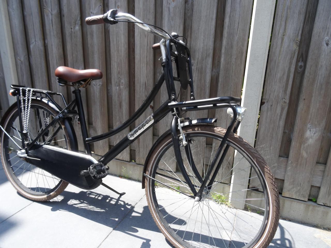 🚲 Popal Daily Dutch Meisjesfiets – 26 inch – 3 Versnellingen – Zwart 🖤