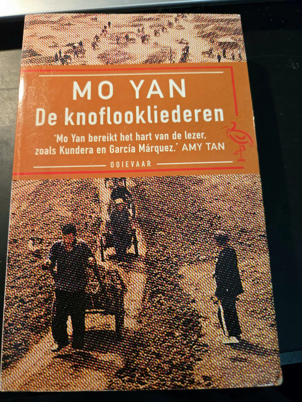 Boek: De knoflookliederen 1997 geschreven door Nobelprijswinnaar Mo Yan.